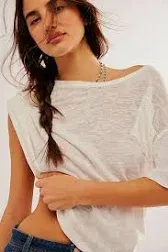 Free People All I Need Tee Ivory / XS