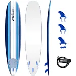 Wave Storm - Classic Soft Top Foam 9ft Surfboard for Beginners and All Surfing 