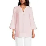 Women's Lands' End Linen Tunic Top