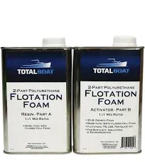 TotalBoat 6 Lb Density Expanding Foam Kit, 2 Part Closed Cell Polyurethane Li...