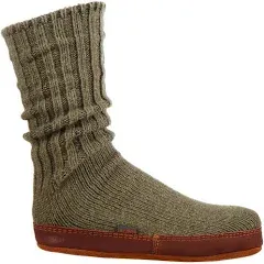 Acorn Mens and Womens Original Slipper Socks - Cloud Cushion, Ragg Wool, Moisture-Wicking, Suede Sole