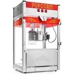 Olde Midway Commercial Popcorn Machine Maker Popper with Large 12-Ounce Kettle -