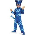 Disguise Catboy Classic Toddler PJ Masks Costume, Medium/3T-4T, Blue