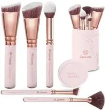 Pro Face Contour Brush Set Sculpting and Highlighting Kit - Cream Blush Powder