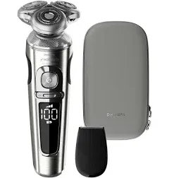 Philips Norelco S9000 Prestige Rechargeable Wet & Dry Shaver with Precision Trimmer SP9820/87