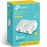 TP-Link Networking Card TL-PA4010KIT Powerline 600 Starter Kit 1 Port