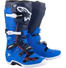 Alpinestars Tech 7 Boots 14 Black/Blue/Yel<wbr/>low Fluorescent 2012014-1795-1<wbr/>4