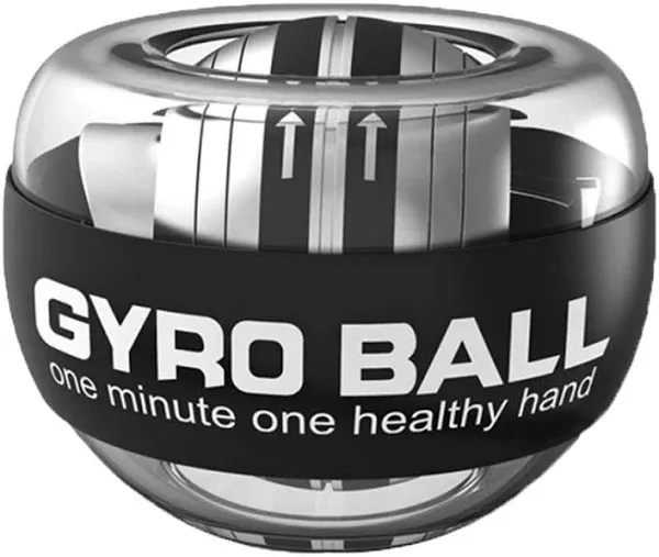 Auto-Start Wrist Power Gyro Ball, Wrist Strengthener and Forearm Exerciser for Stronger Arm Fingers Wrist Bones and Muscle with LED Lights