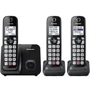 Panasonic Cordless Phone with Advanced Call Block, Bilingual Caller ID and Easy to Read Large High-Contrast Display, Expandable System with 3