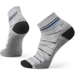 Smartwool Hike Light Cushion Pattern Ankle Socks - Large / Light Gray