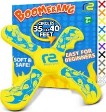 Kids Beach Toys &amp; Beach Games - Ultimate Beach Boomerangs for Beaches - Yellow