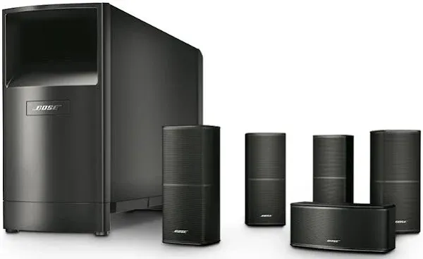 Bose Acoustimass 10 Series V Home Theater Speaker System, Black