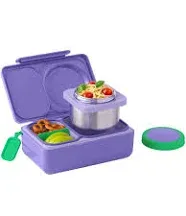 OmieLife OmieBox Up: Bento Lunch Box Hot & Cold Graphite