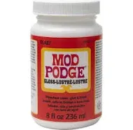 Mod Podge CS11201 Waterbase Sealer, Glue and Finish, 8 oz, Gloss