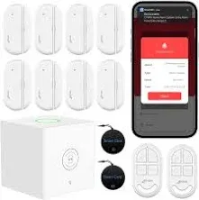 Home Burglar Alarm Wireless  Detector Door and Window Detection Home Security Alarm System with Motion Sensors