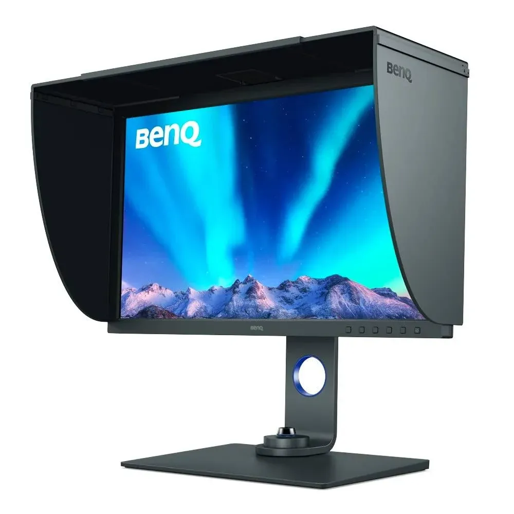 BenQ SW271C 27” 4K Photo & Video Editing Monitor | 4K UHD | IPS | 99% Adobe RGB, 100% sRGB/Rec. 709, 90% DCI-P3/Display P3 | AQCOLOR Tech | Hardware Calibration |10 bit color depth | HDR10/HLG | USB-C , Black