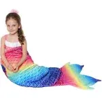 Catalonia Kids Mermaid Tail Blanket