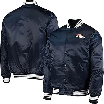 Starter Men's NFL Locker Room Satin Varsity Full-Snap Jacket