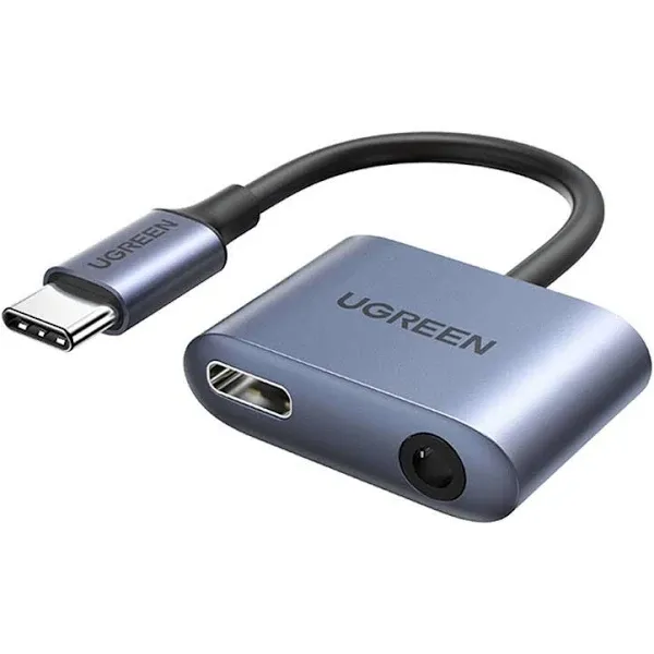 UGREEN USB C to 3.5mm Headphone and Charger Adapter