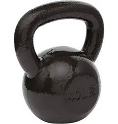 Amazon Basics Cast Iron Kettlebell