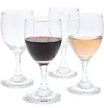 Juvale Set of 4 Stemmed Wine Glasses