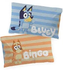 Bluey Bingo Double Sided Pillow Case