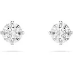 Swarovski Silver Tone Clear Crystal Stilla Attract Stud Earrings $69 New