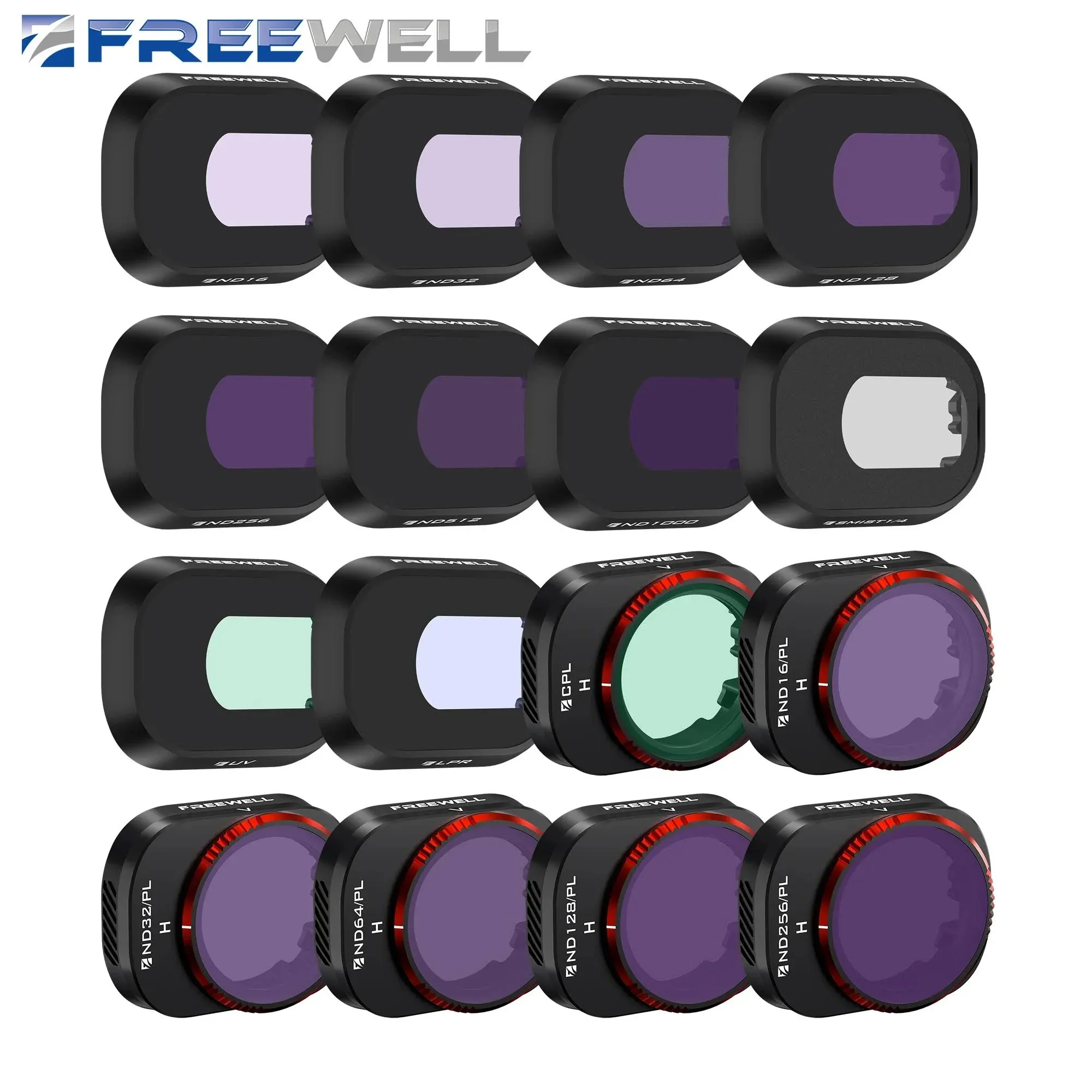 Freewell 16-Pack Mega Filter Set for DJI Mini 4 Pro