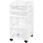 IRIS USA 4 Drawer Rolling Storage Cart