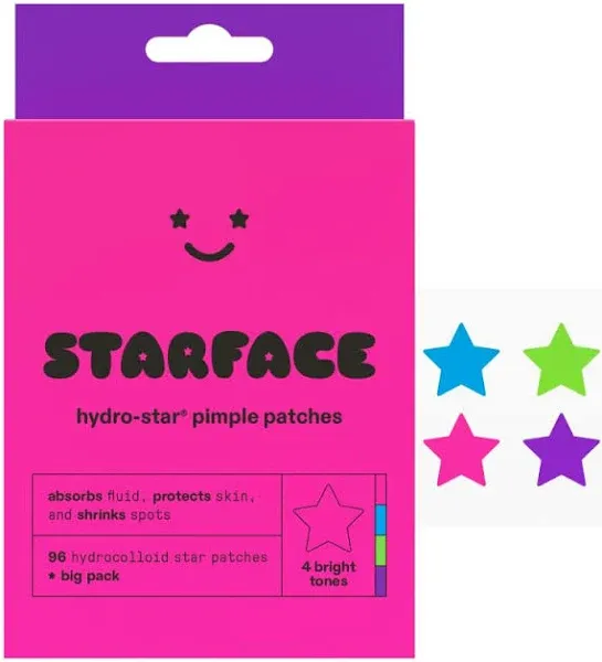 Starface Party Pack Big Pack Hydro-Stars Colorful Hydrocolloid Pimple Patches