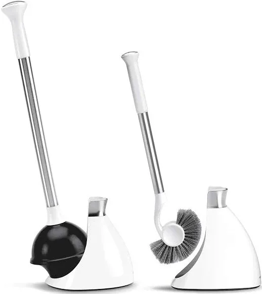 simplehuman Toilet Plunger and Brush Set