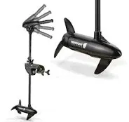 Newport X Series 55lb Thrust Transom Mounted Saltwater Electric Trolling Motor w/LED Battery Indicator