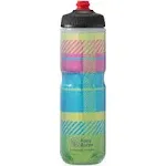 Polar Breakaway Insulated 24oz, Tartan Water Bottle - Green/Blue