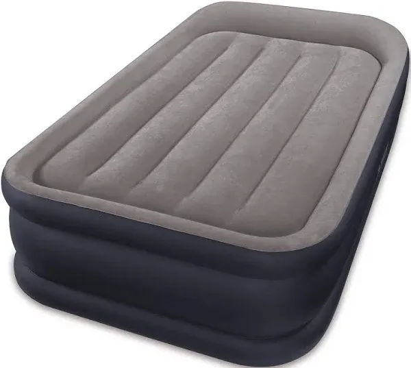 *NEW  Intex DURA BEAM PLUS Deluxe PILLOW RAISED AIRBED MATTRESS Inside Pump TWIN