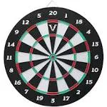 Viper Double Play Traditional &amp; Baseball Coiled Paper Fiber Dartboard with Darts