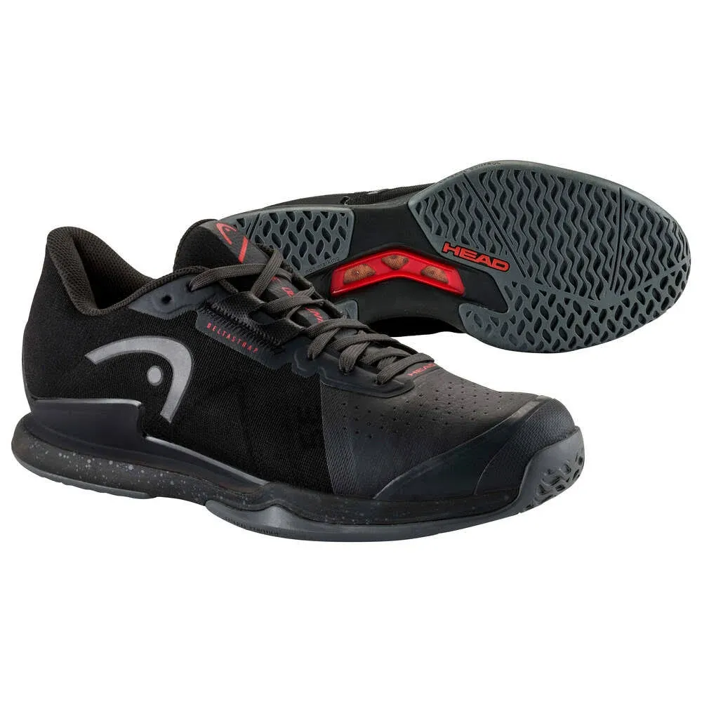 Head Men`s Sprint Pro 3.5 Tennis Shoes Black and Red ( 7 )