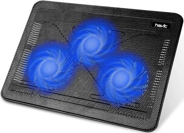 HAVIT HV-F2056 15.6"-17" Laptop Cooler Cooling Pad - Portable USB Powered (3 Fans)