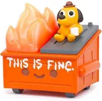 100% Soft Dumpster Fire Vinyl Figure