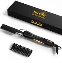 Electric Hot Comb Terviiix Pressing Combs for Black Hair Wigs & Beard