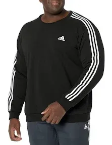 Adidas Mens Essential 3-Stripe Sweatshirt