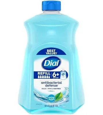 Dial Antibacterial Liquid Hand Soap Refill, Spring Water, 52 fl oz Pack of 3