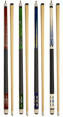 Billiard Depot Set of 4 House Pool Cues Sticks