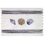 Avanti Linens - Bath Mat, Cotton Bath Rug, Oceanscape Inspired Home Decor (Blue Lagoon Collection, 20" x 30")