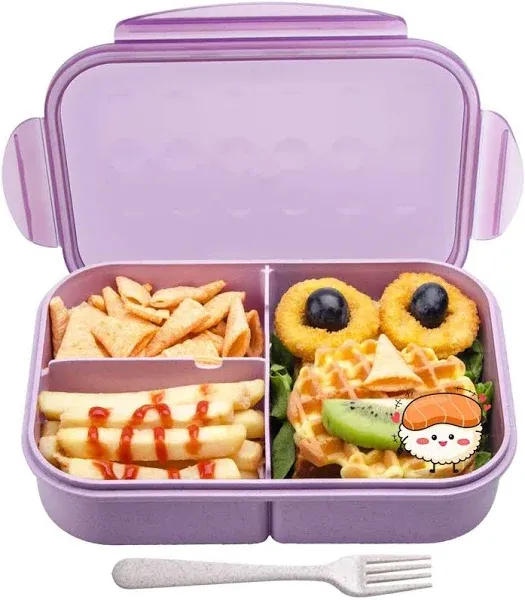 Miss BIG Bento Box, Bento Lunch Box for Kids,Moms Choice Lunch Box,Ideal Leak Proof,No BPAs and No Chemical Dyes,Microwave and Dishwasher Safe Bento