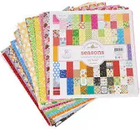 Doodlebug Value Kit Cardstock 12"x12" 50/Pkg Seasons