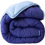 All Seasons Twin/Twin XL Down Alternative Reversible Quilted Comforter - Brea...