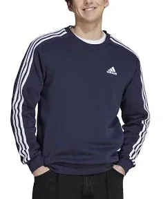 adidas Men's Essentials Fleece 3-Stripes Sweatshirt