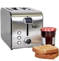 2 Slice Compact Wide Slot Toaster with 7 Shade Settings