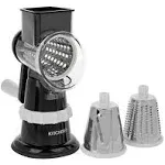 Kitchen HQ Speed Grater and Slicer with Suction Base Refurbished Black