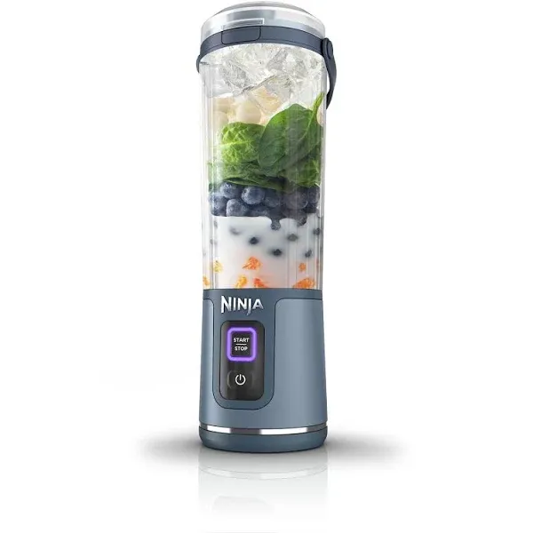 Ninja - Blast 18 oz. Portable Blender - Denim Blue